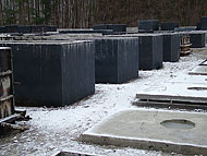 Plac produkacja szamb betonowych Jaworzno